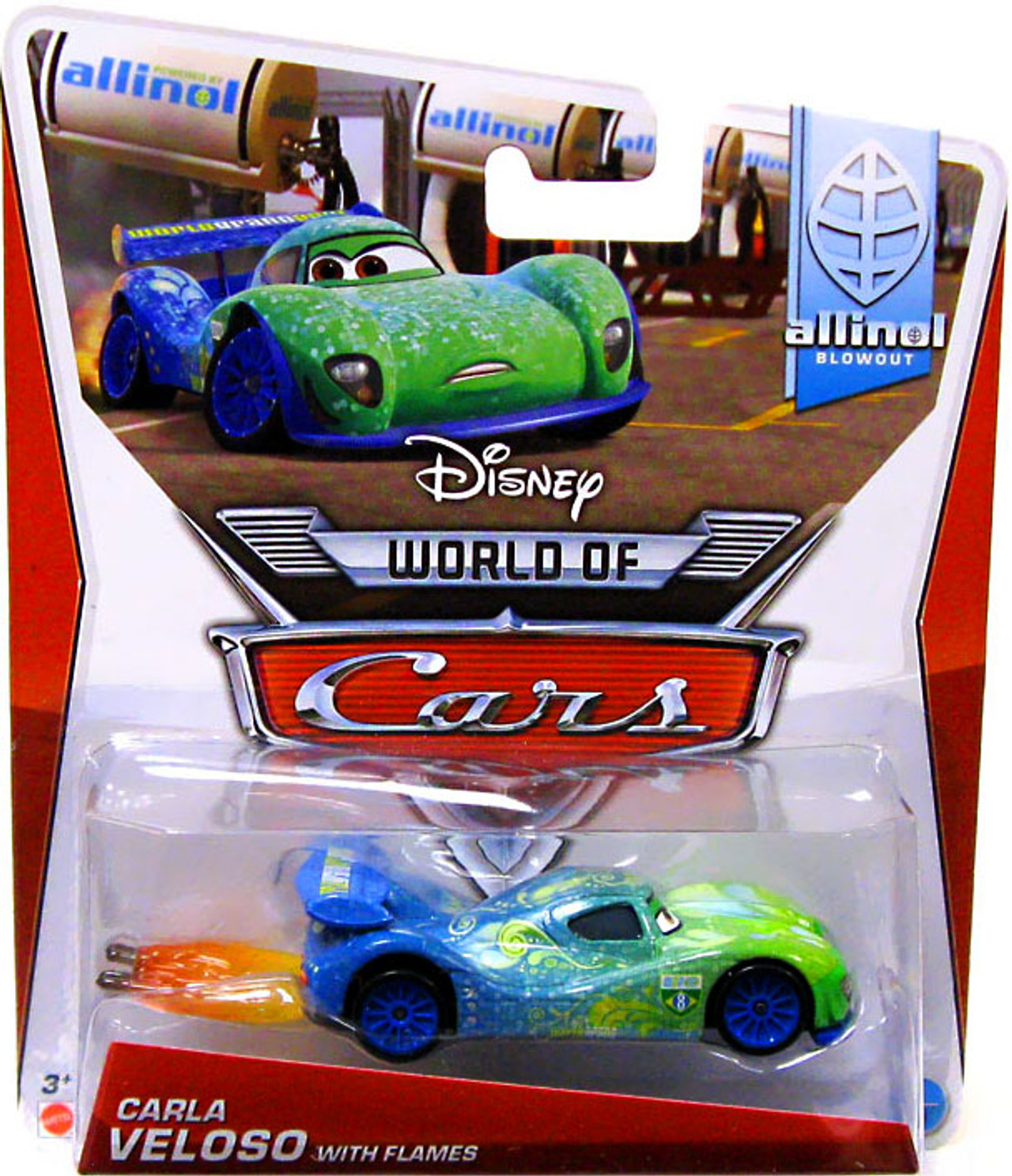 Disney Pixar Cars The World of Cars Series 2 Carla Veloso with Flames