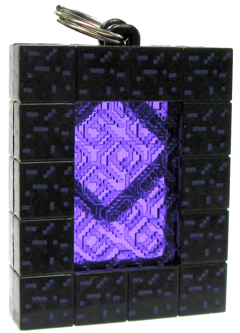 Loose Minecraft Hangers Series 2 Nether Portal 3-Inch Keychain