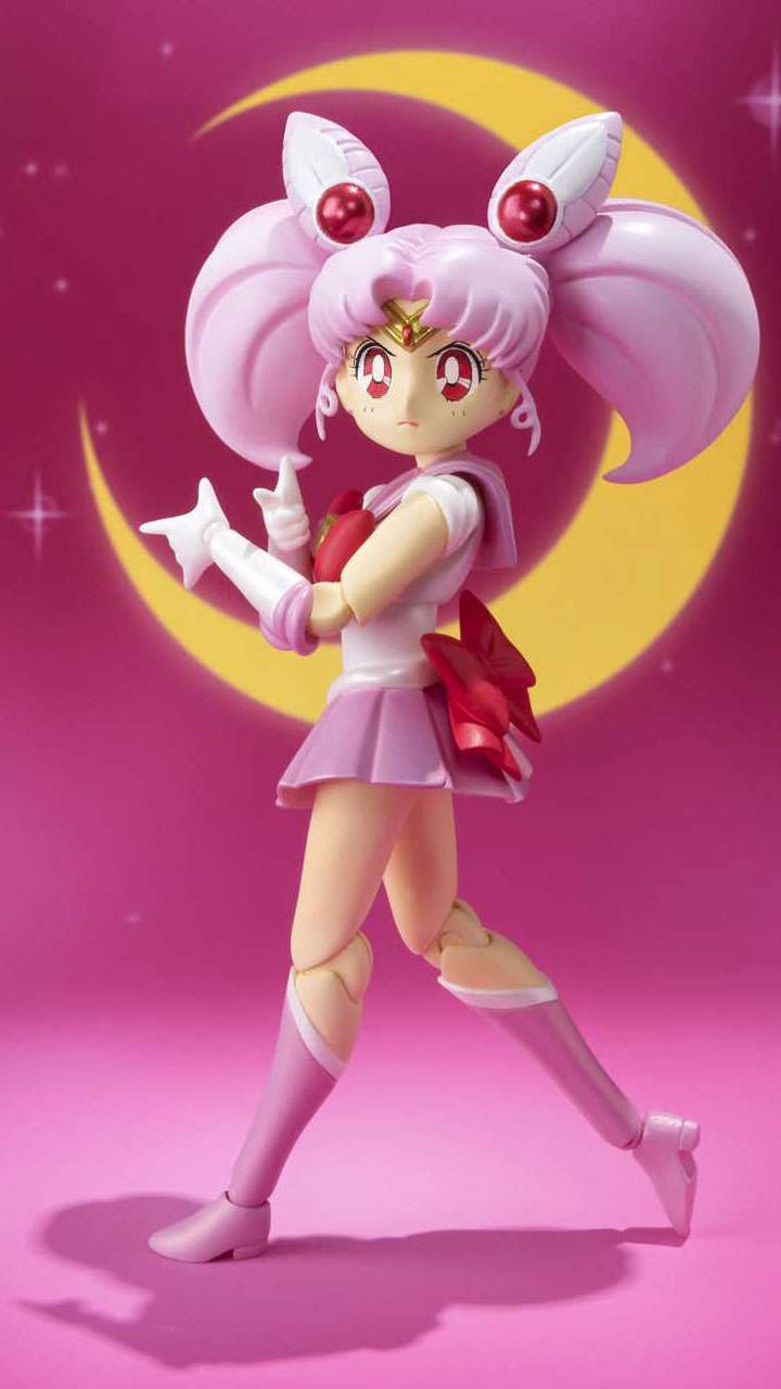 Sailor Moon S.H. Figuarts Pretty Guardian Sailor Chibi Moon 4.5 Action