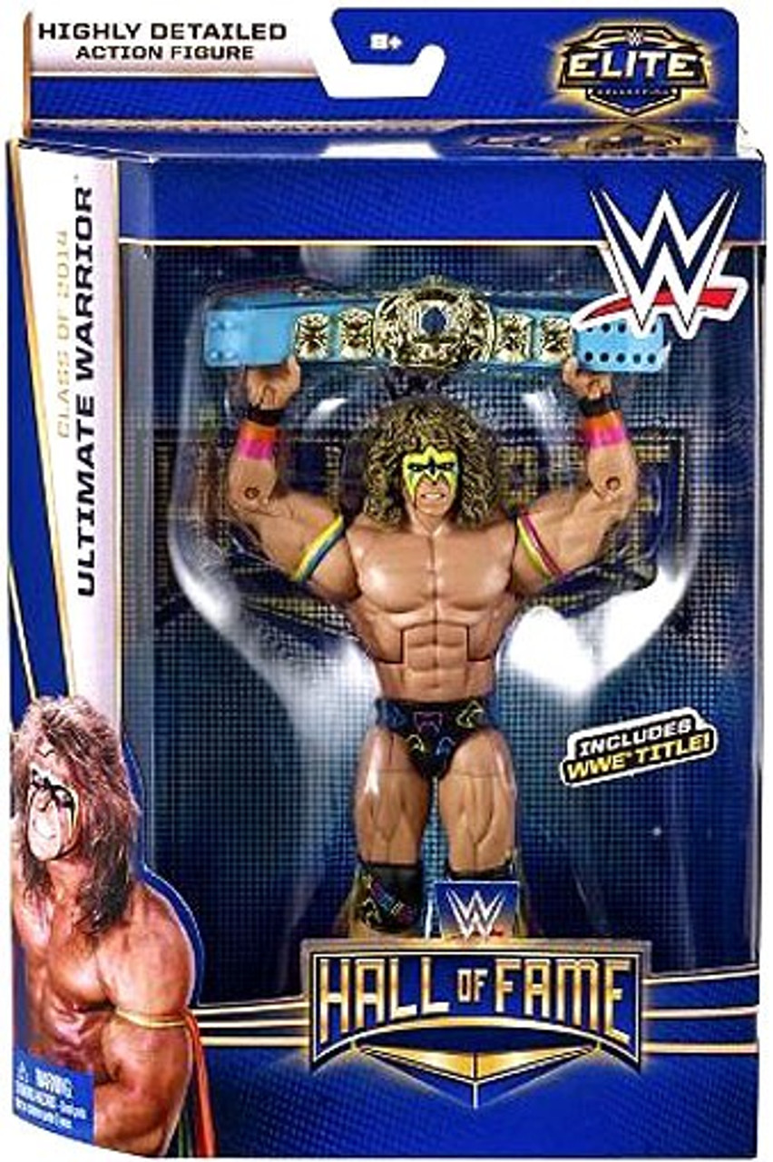 Wwe Wrestling Elite Collection Hall Of Fame Ultimate Warrior Exclusive 6 Action Figure Wwe Title Mattel Toys Toywiz - update dragon ball ultimate warriors roblox