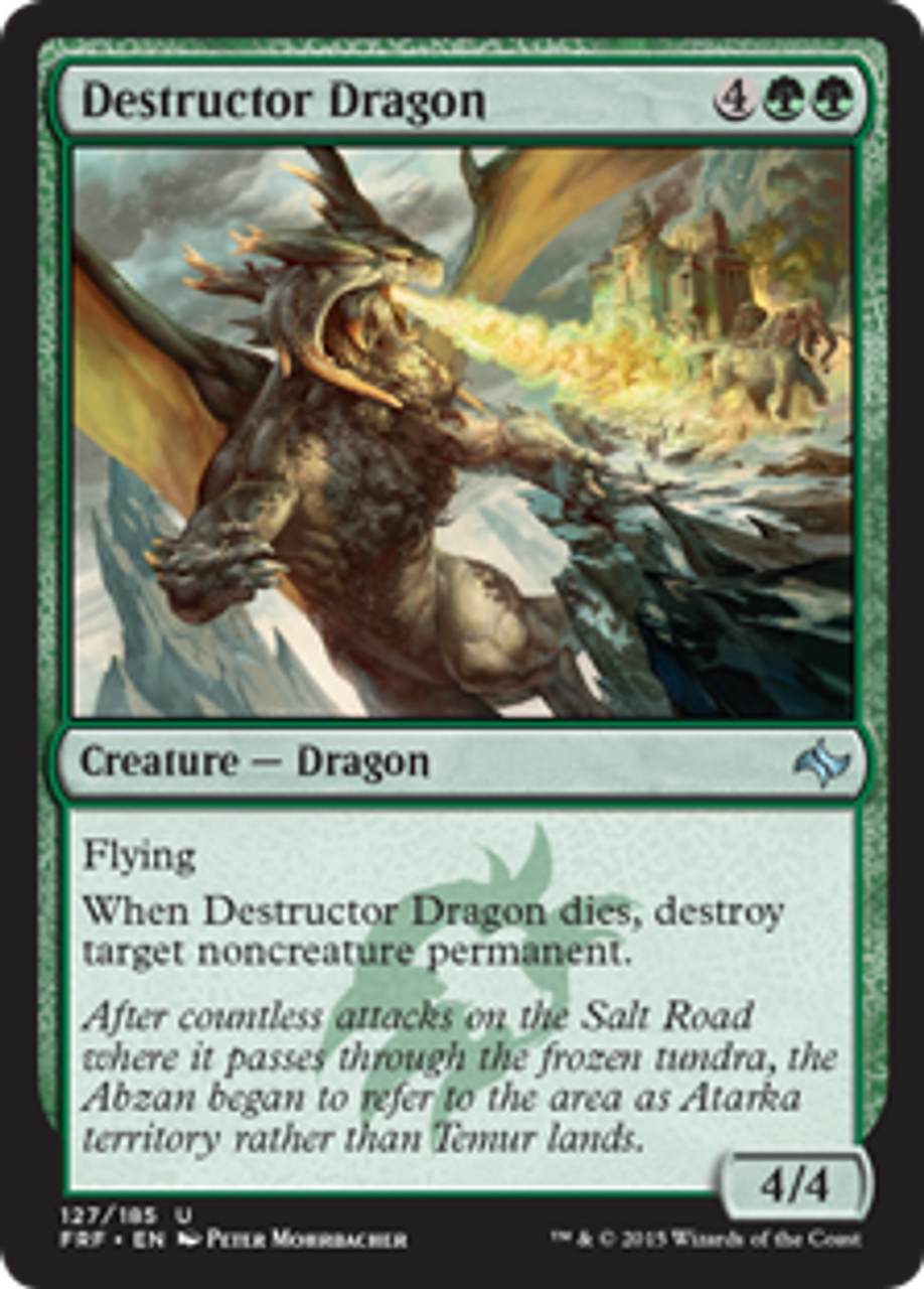 Magic The Gathering Fate Single Card Destructor Dragon 127 ToyWiz Magic The Gathering Fate Single Card Destructor Dragon 127 ToyWiz