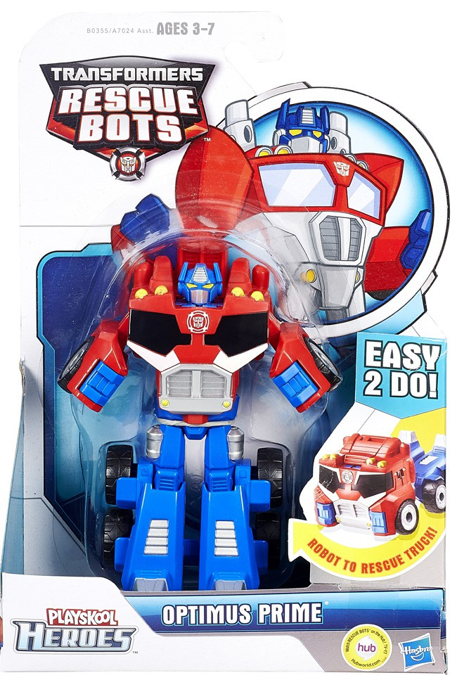 playskool heroes transformers bots knight optimus prime