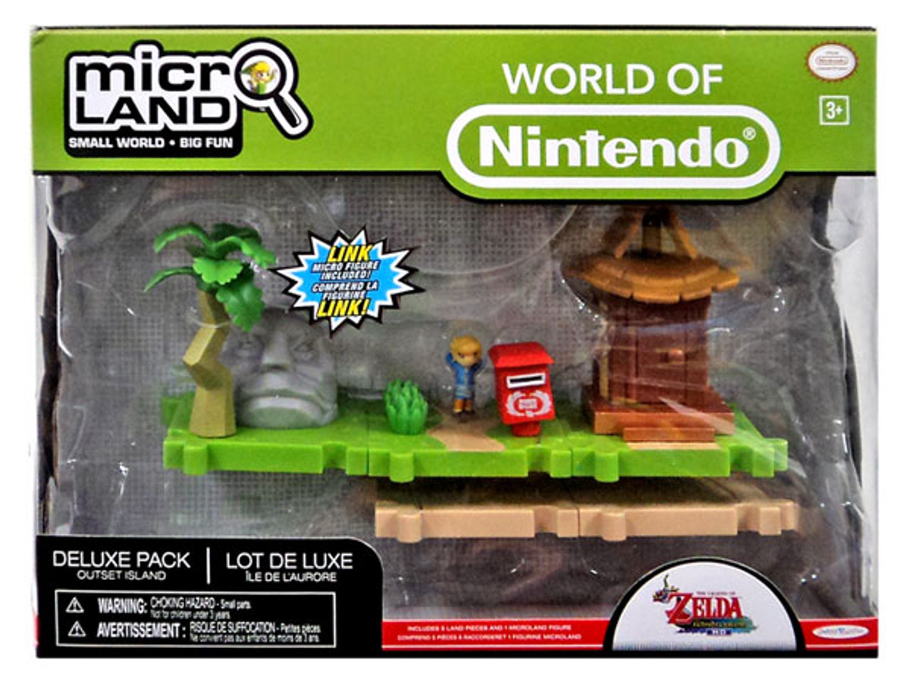 World Of Nintendo Legend Of Zelda Micro Land Outset Island Deluxe Playset Jakks Pacific Toywiz