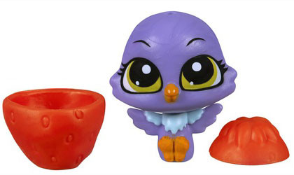 Littlest Pet Shop The Littlest Pets Collection Series 2 Single Figure Purple Bird with