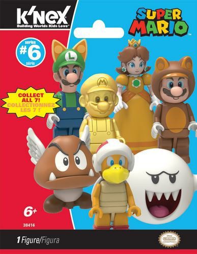 KNEX Super Mario Series 6 Mystery Pack 38416 1 RANDOM Figure - ToyWiz
