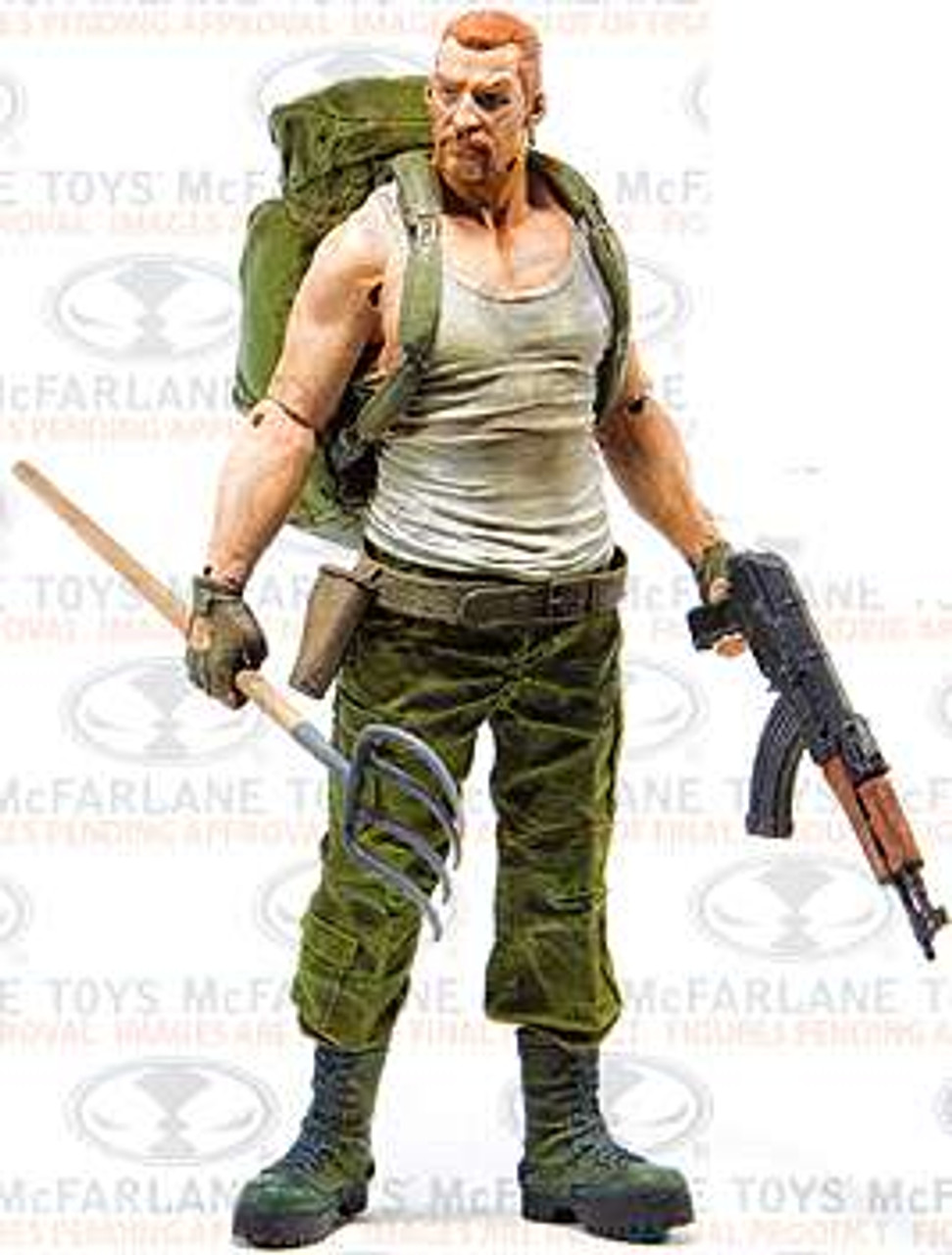 Mcfarlane Toys The Walking Dead Comic Series 4 Abraham Ford Action Figure Toywiz 