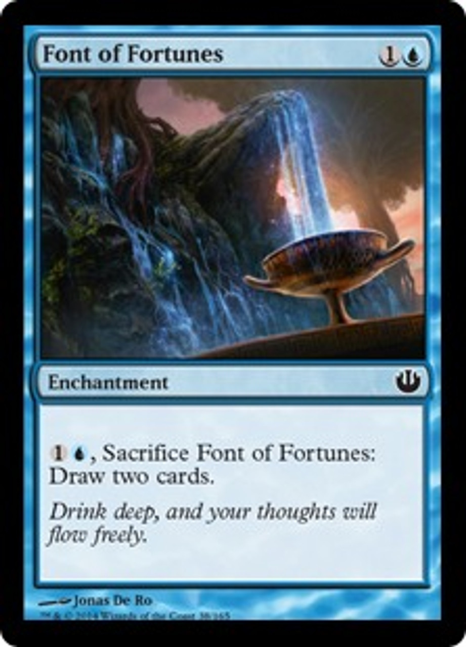 MtG Journey Into Nyx Common Foil Font of Fortunes #38