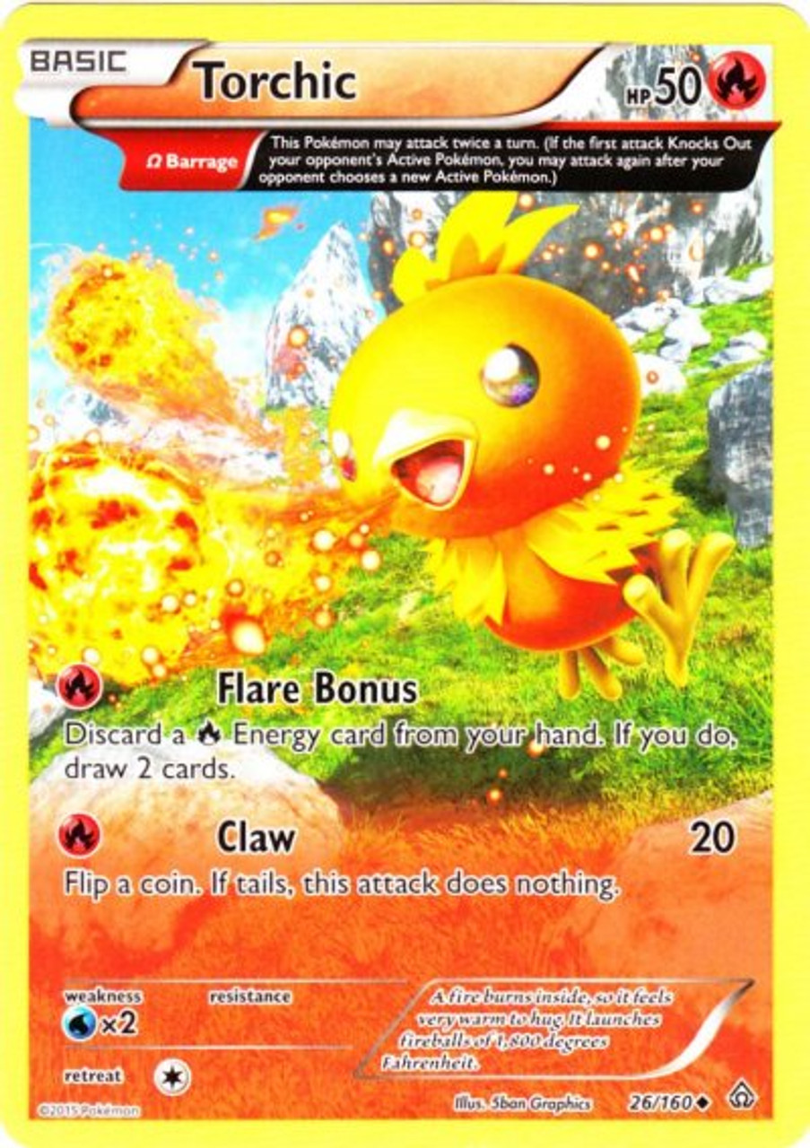 Pokemon X & Y Primal Clash Uncommon Torchic #26