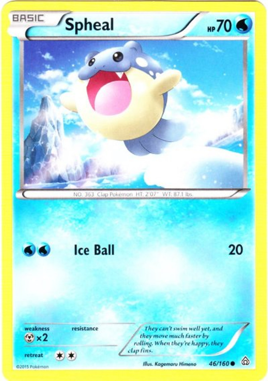 Pokemon X Y Primal Clash Single Card Common Spheal 46 Toywiz - spheal egg roblox