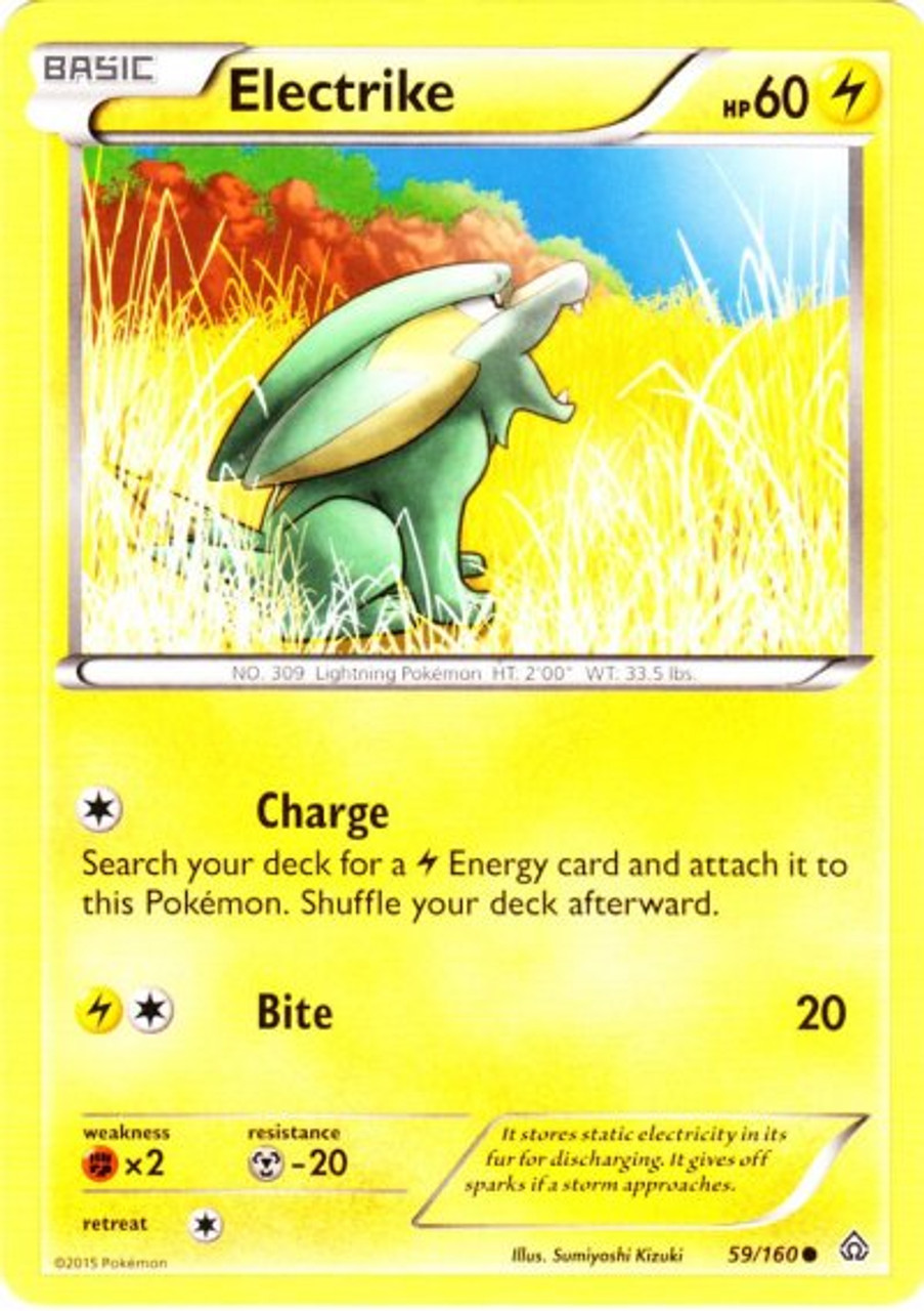 Pokemon X & Y Primal Clash Common Electrike #59