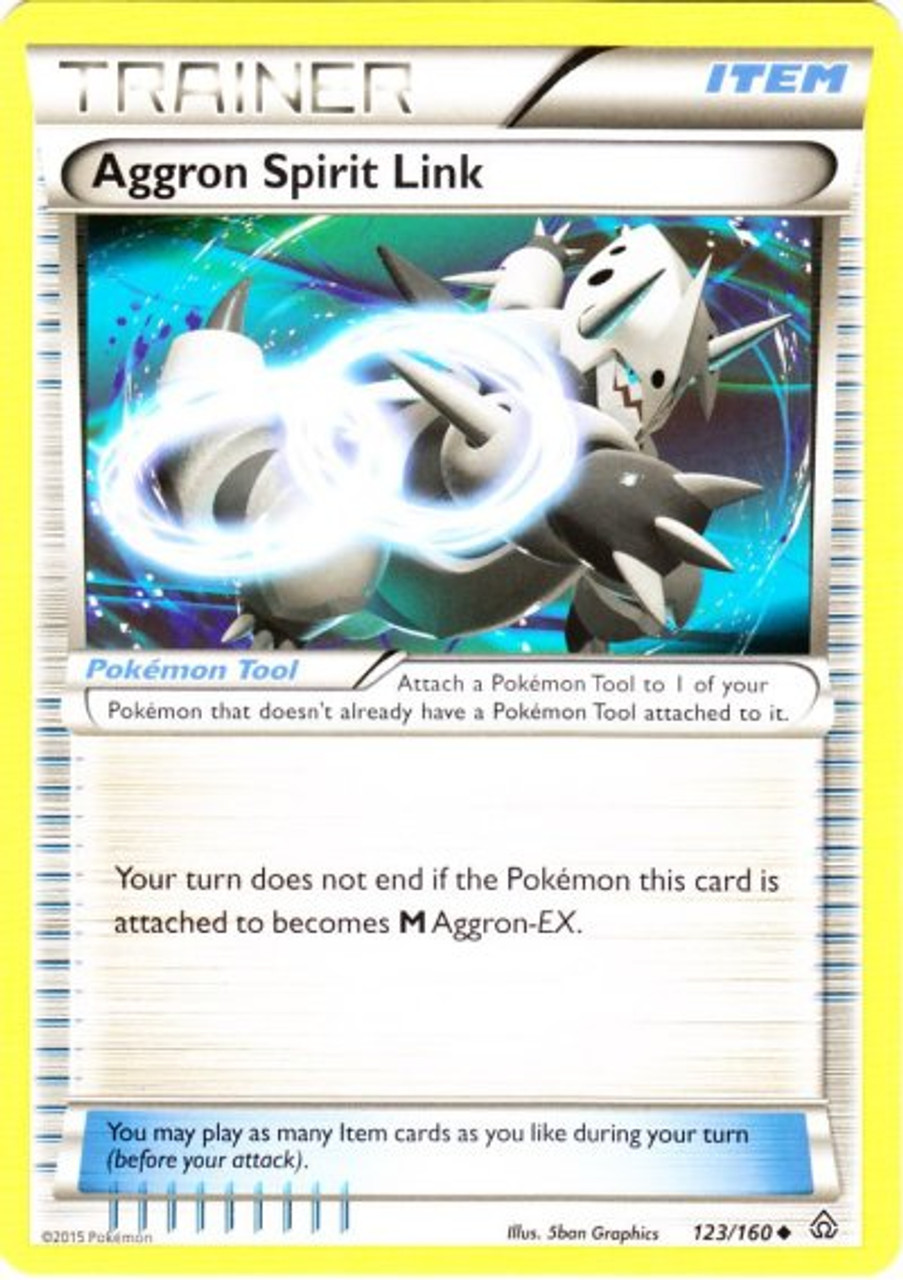 Pokemon X & Y Primal Clash Uncommon Aggron Spirit Link #123