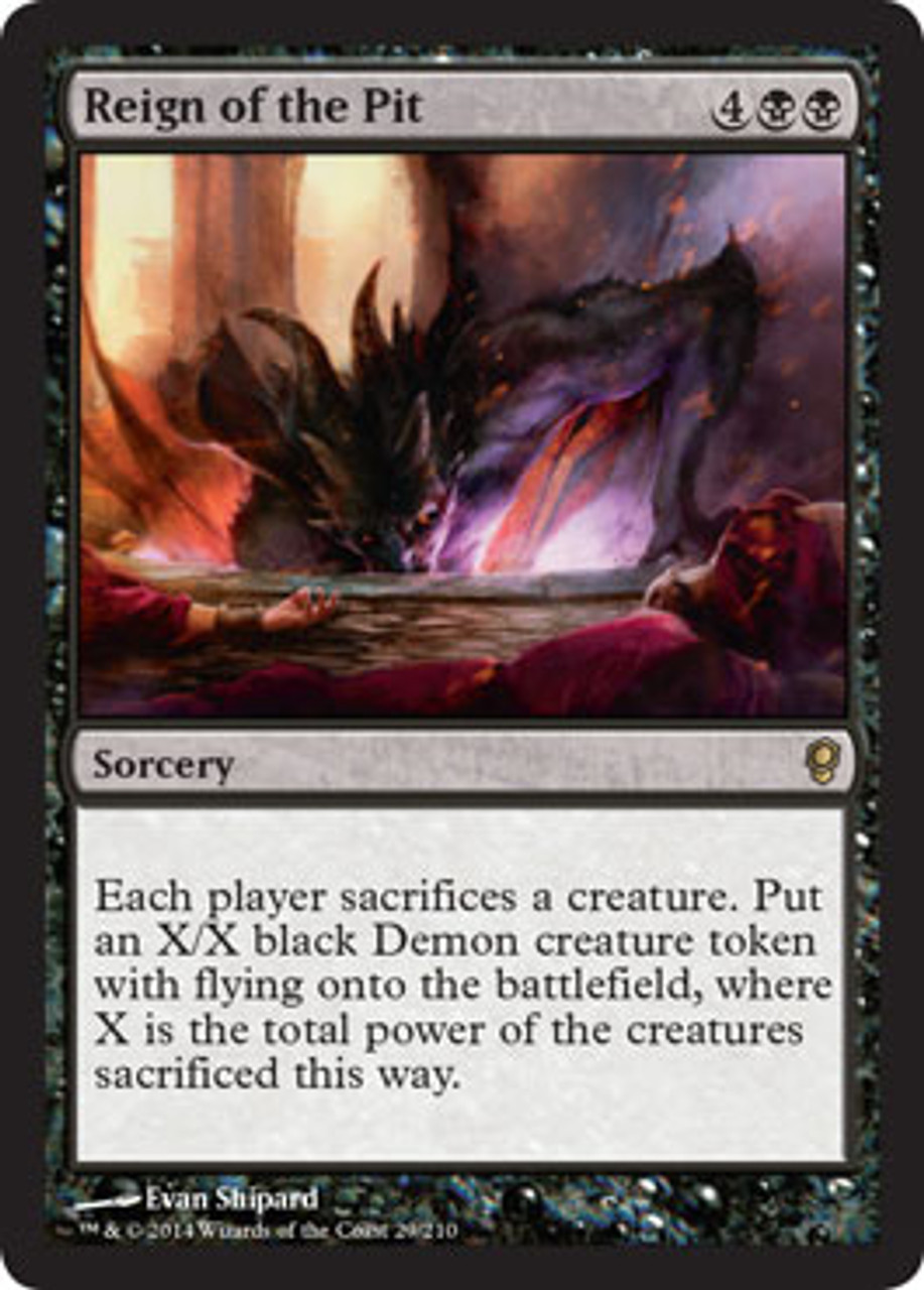 MtG Conspiracy Rare Foil Reign of the Pit #29