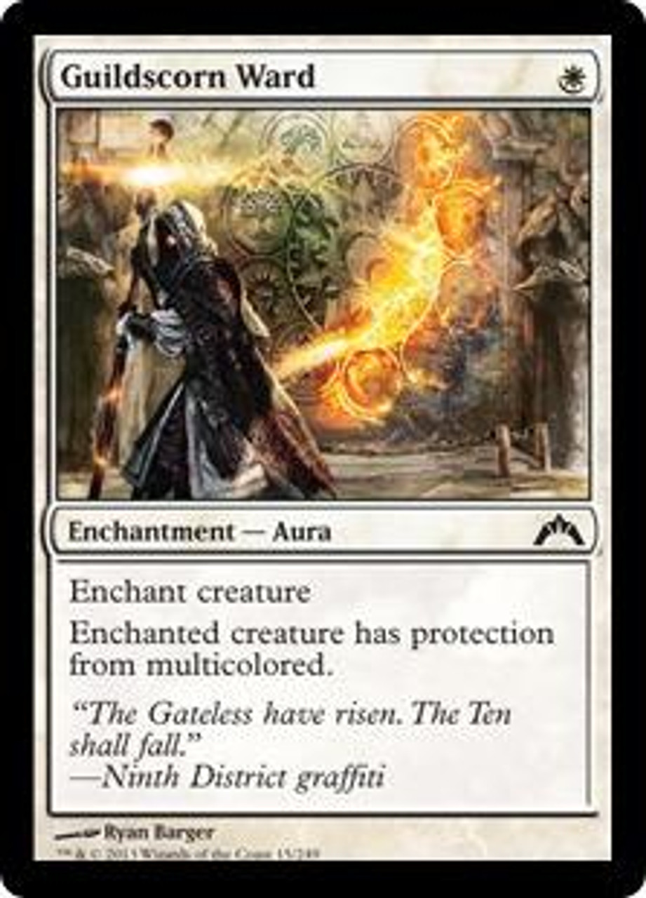 MtG Gatecrash Common Foil Guildscorn Ward #15