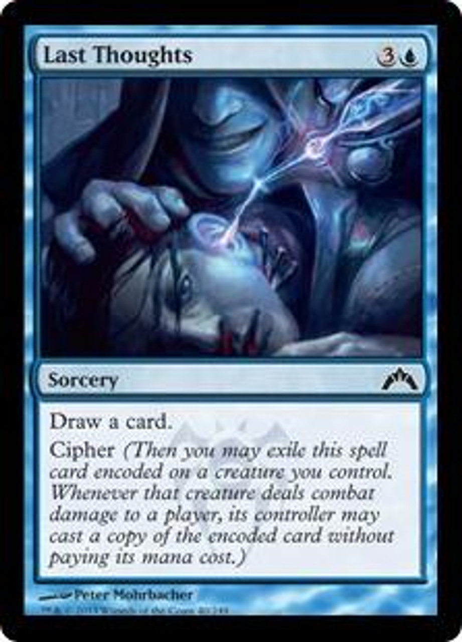 MtG Gatecrash Common Foil Last Thoughts #40