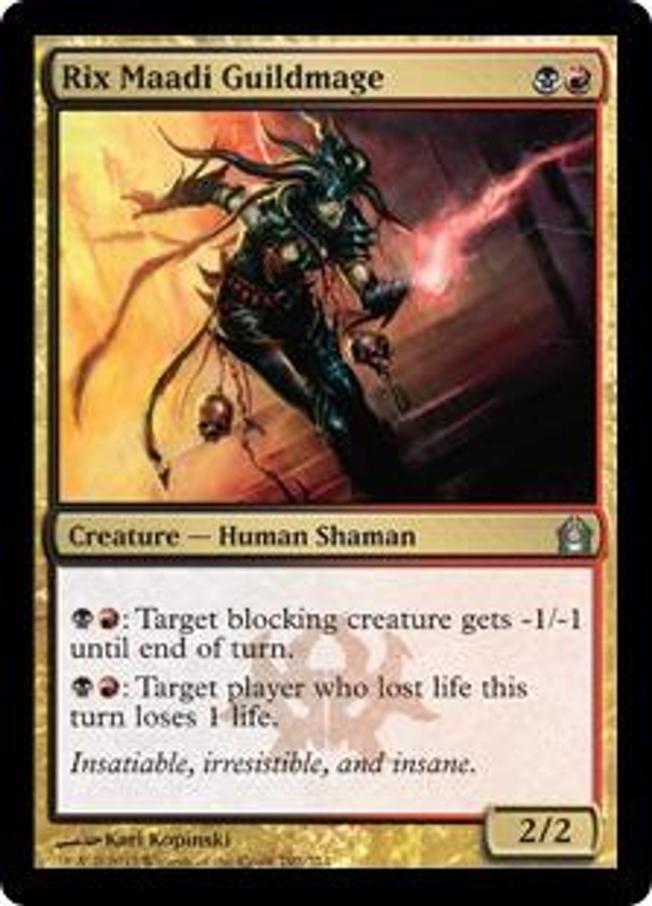 MtG Return to Ravnica Uncommon Foil Rix Maadi Guildmage #192