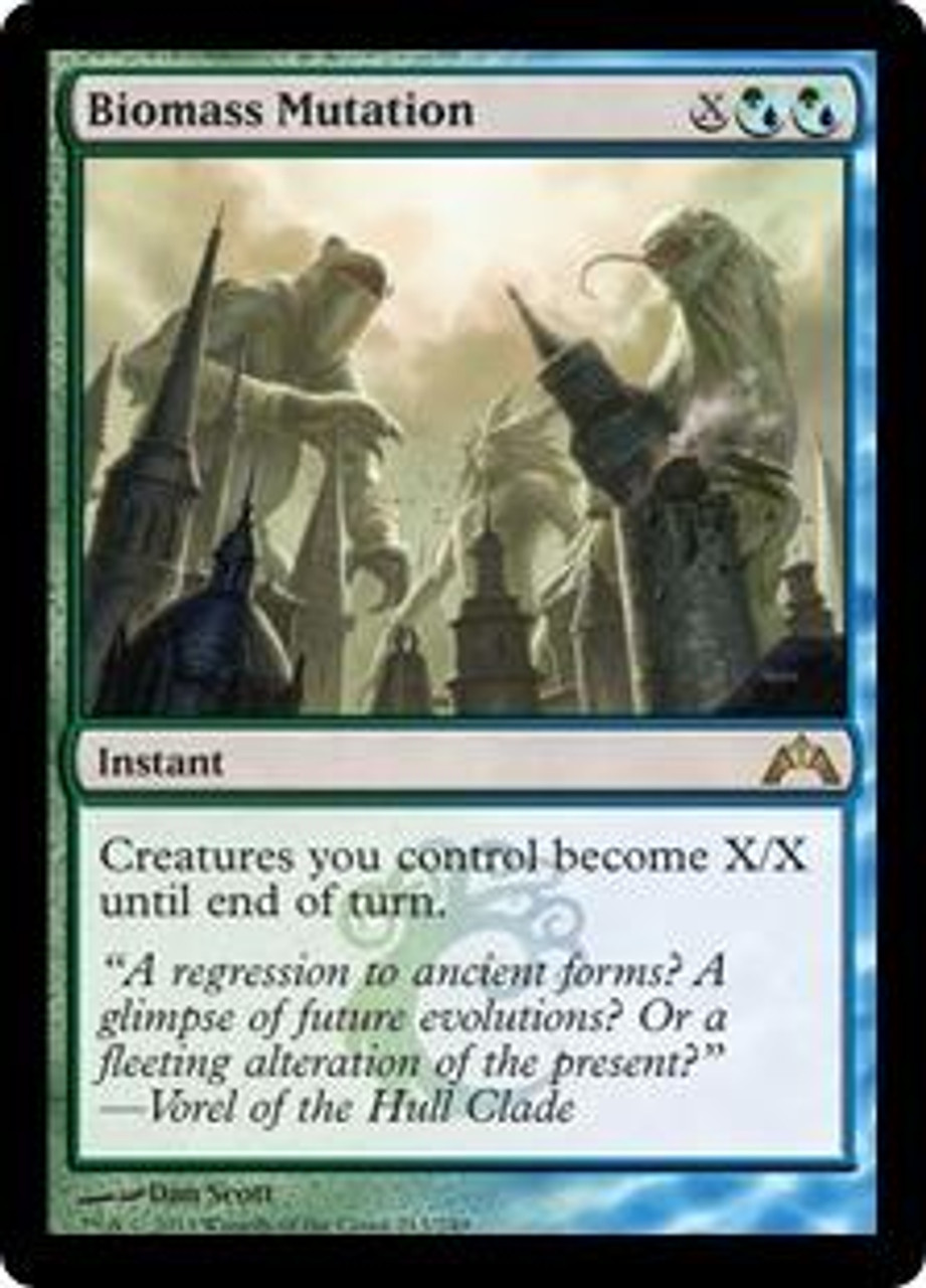 MtG Gatecrash Rare Foil Biomass Mutation #213