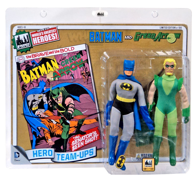 DC Worlds Greatest Super Heroes Retro TwoPack Series 2 Batman Green