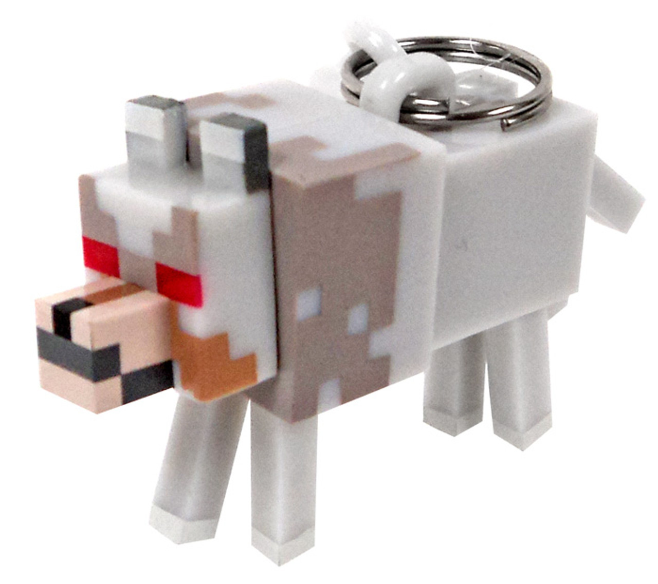 Minecraft Hangers Series 2 Hostile Wolf 3 Inch Keychain Loose