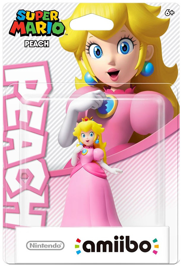 Nintendo Super Mario Amiibo Peach Mini Figure Toywiz