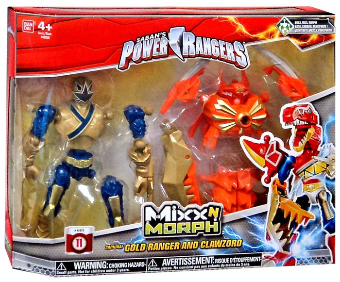 Power Rangers Samurai Mixx N Morph Samurai Gold Ranger Clawzord 5