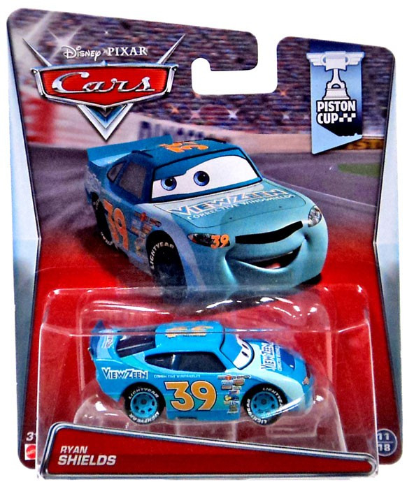Disney Pixar Cars Piston Cup Ryan Shields 155 Diecast Car 1118 Mattel