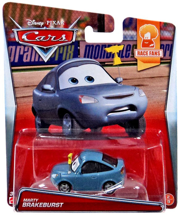 DISNEY PIXAR CARS MARTY BRAKEBURST FINAL LAP SAVE 5 WORLDWIDE FAST