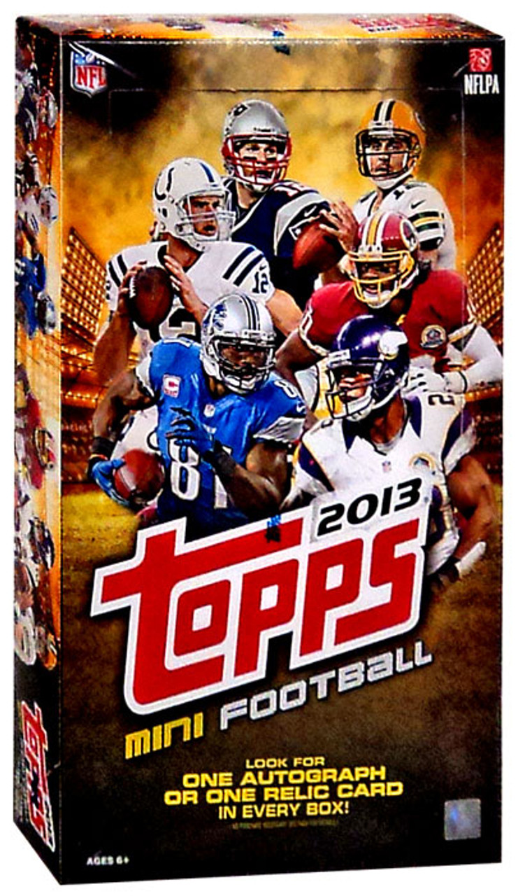 NFL Topps 2013 Mini Football Trading Card HOBBY Box 24 Packs, 1