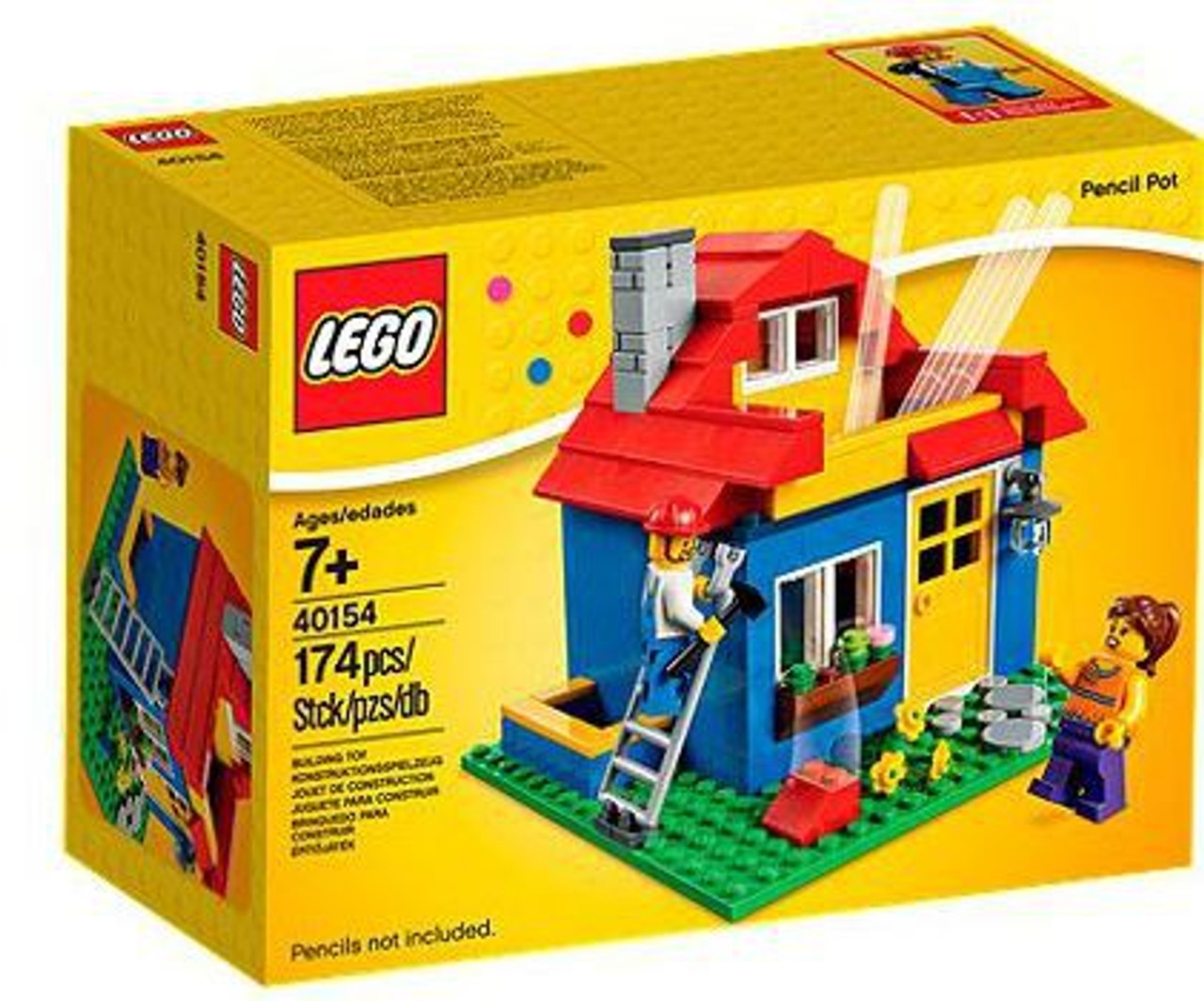 Lego Exclusives Pencil Pot House Set 40154 Toywiz - me and ezras home roblox