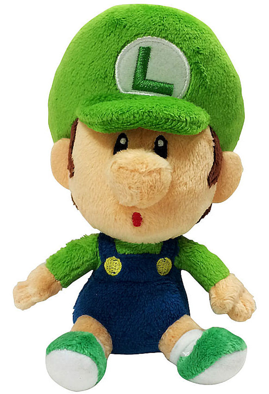 World Of Nintendo Super Mario Baby Luigi 7 Plush Jakks Pacific Toywiz - plush luigi roblox