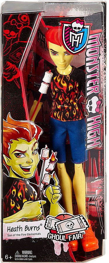 heath burns doll