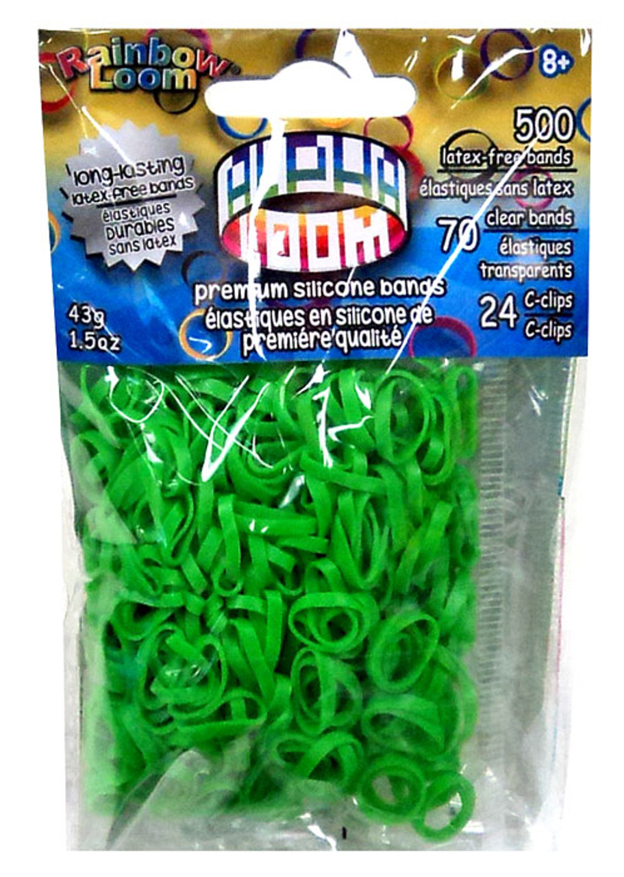 small green rubber bands