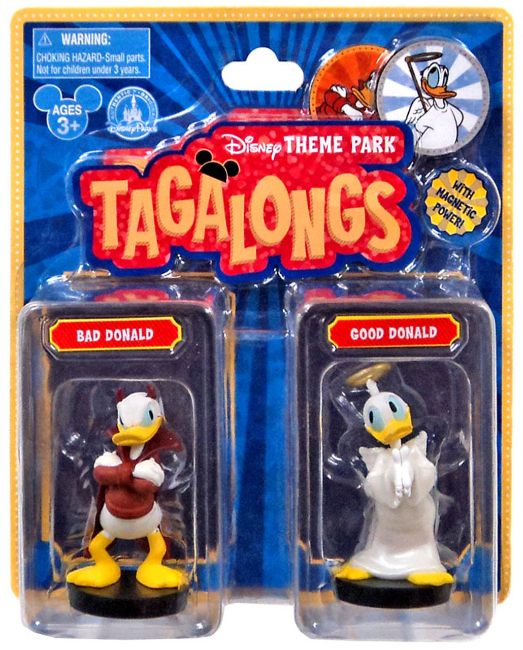 Disney Theme Park Tagalongs Bad Donald Good Donald Figure 2 Pack Toywiz - roblox theme park first play gaiia