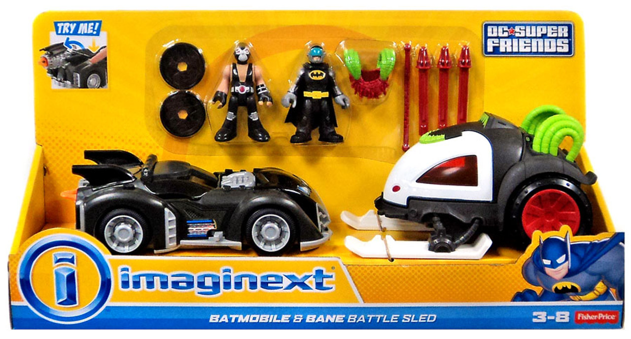 imaginext batman car with lights