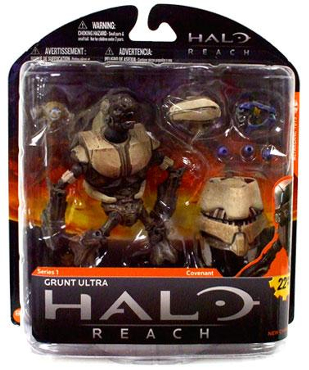 Mcfarlane Toys Halo Reach Halo Reach Series 1 Grunt Ultra Action Figure Loose Toywiz - halo reach alpha roblox