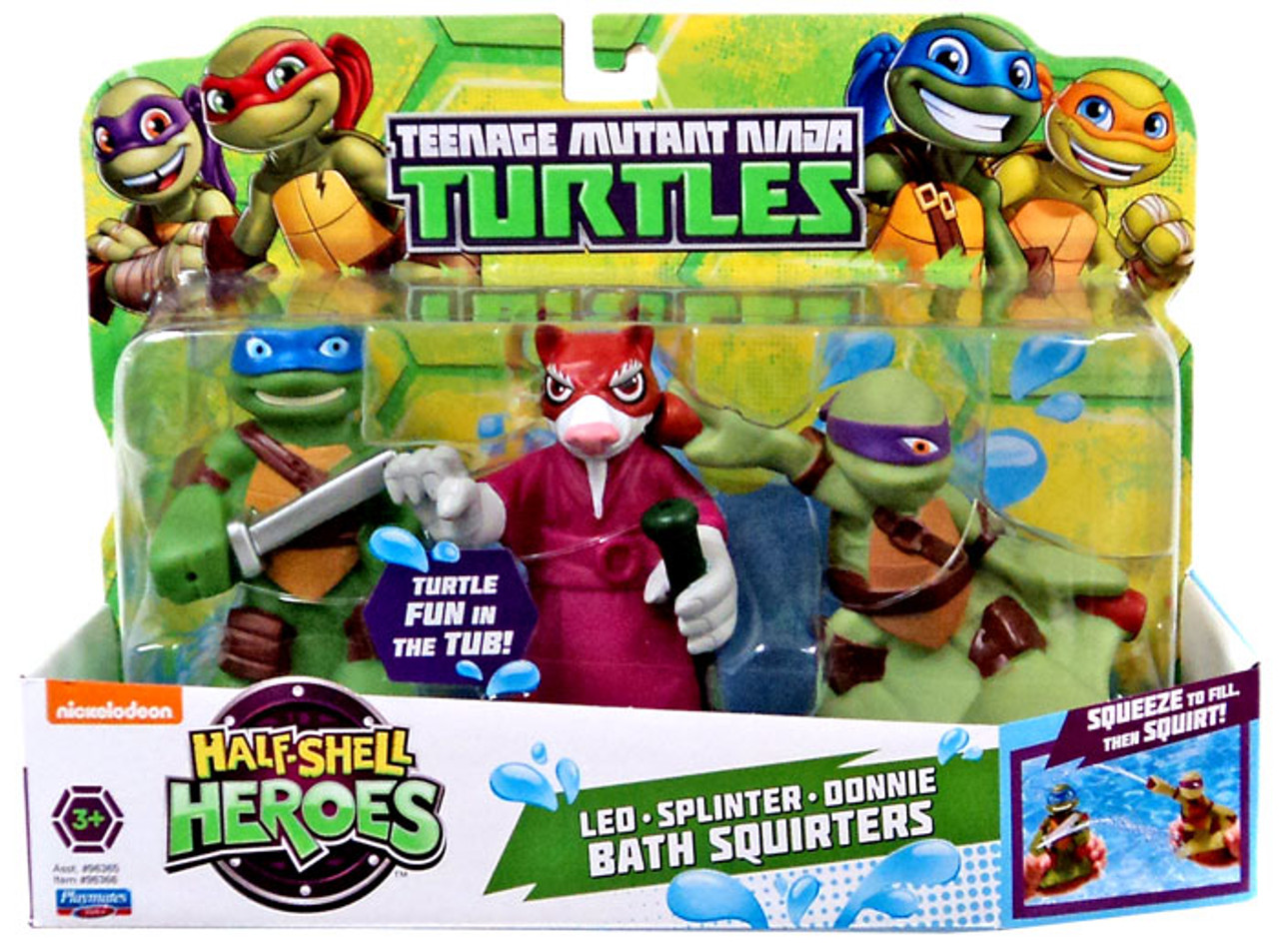 Teenage Mutant Ninja Turtles Tmnt Half Shell Heroes Leo Splinter Donnie Bath Squirters Playmates Toywiz - blox for fun gust official roblox