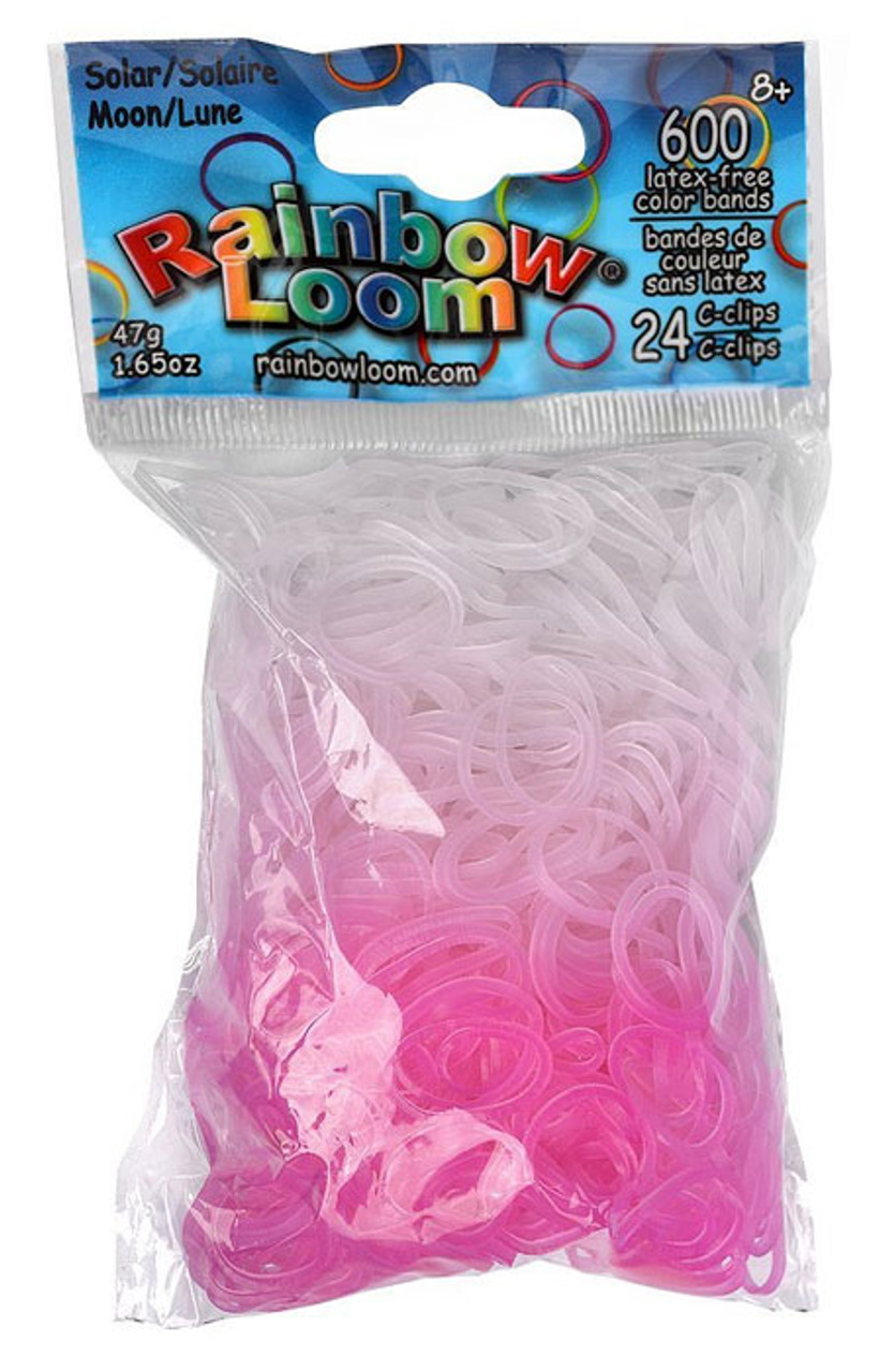 Rainbow Loom Solar UV Color Changing Moon Rubber Bands Refill Pack 600