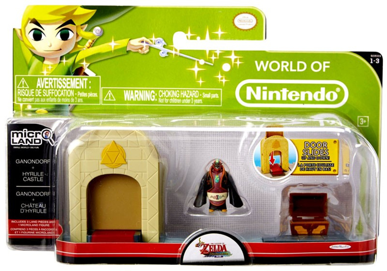 World Of Nintendo New Super Mario Bros U Micro Land Playset Hyrule Castle Ganondorf Playset Jakks Pacific Toywiz