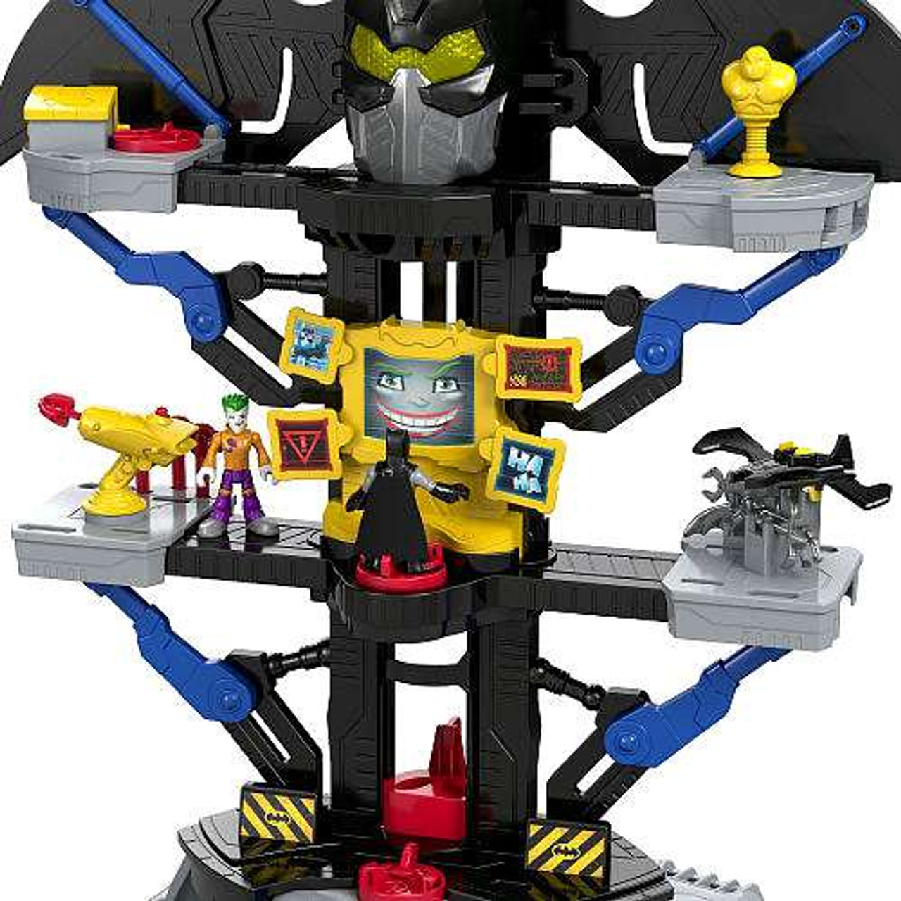 Fisher Price DC Super Friends Imaginext Transforming Batcave 3 Figure