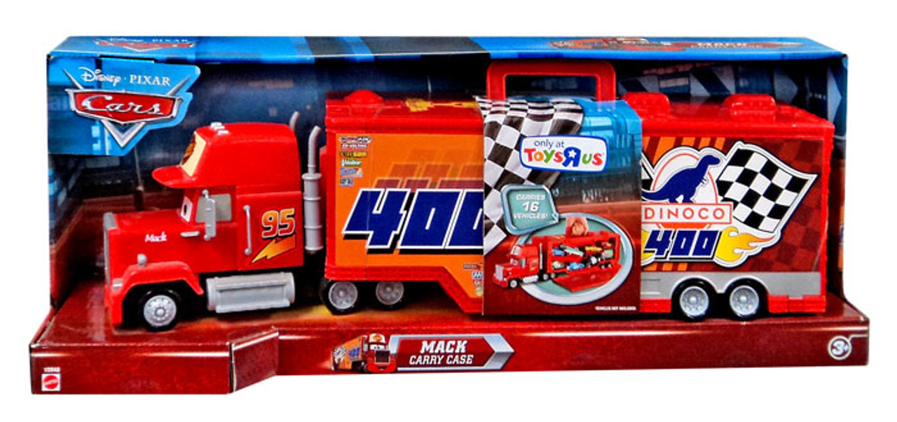 disney cars mack truck hauler carry case