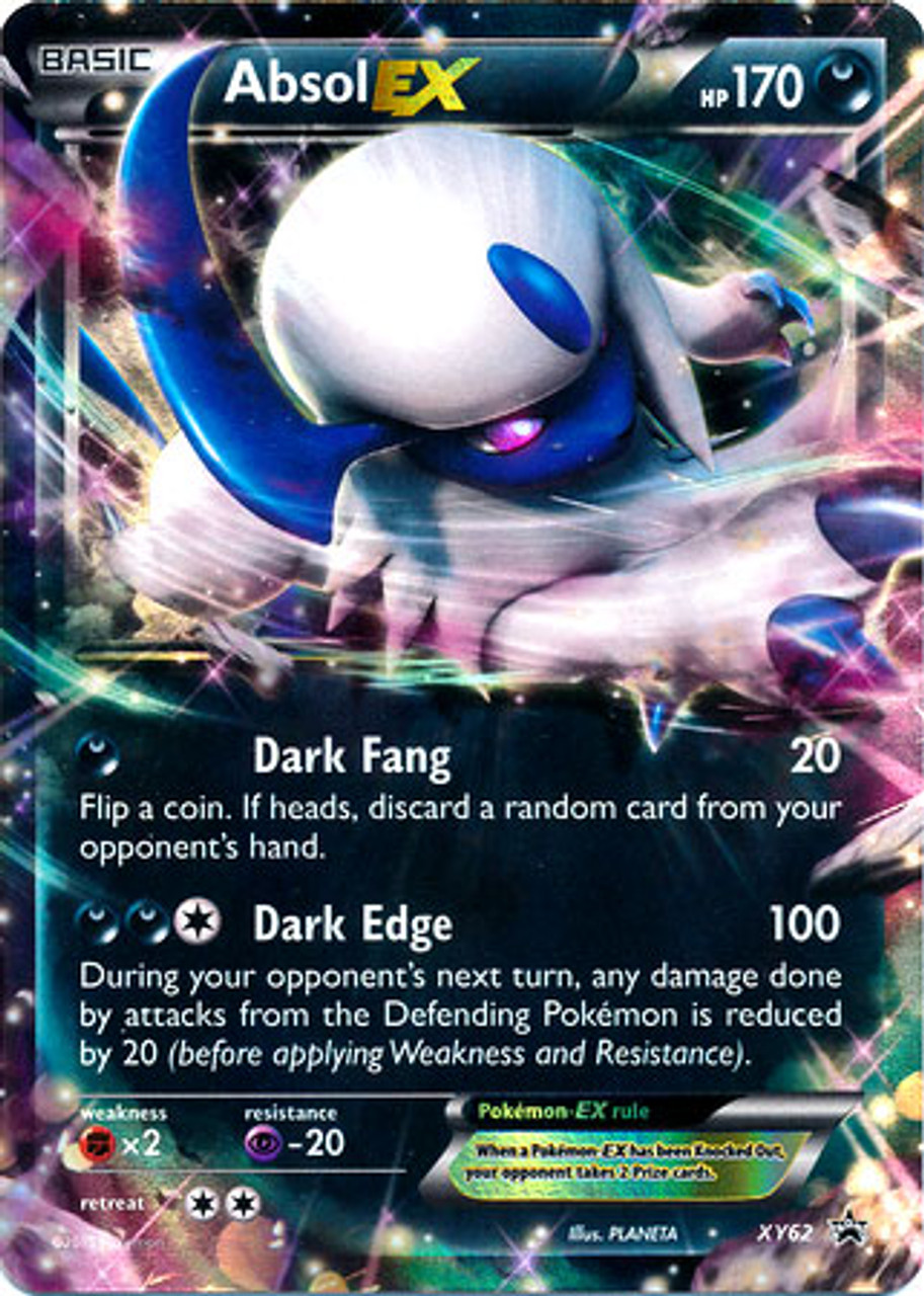 Pokemon X Y Promo Single Card Ultra Rare Holo Absol Ex Xy62 Toywiz - roblox pokemon fighters ex absol