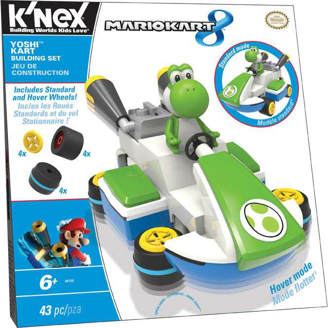 KNEX Super Mario Mario Kart 8 Yoshi Kart Set 38725 - ToyWiz
