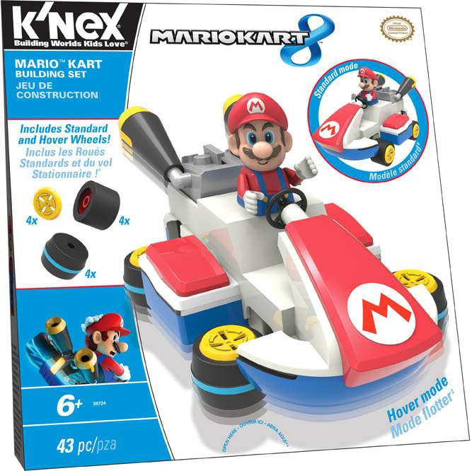 KNEX Super Mario Mario Kart 8 Mario Kart Set 38724 - ToyWiz