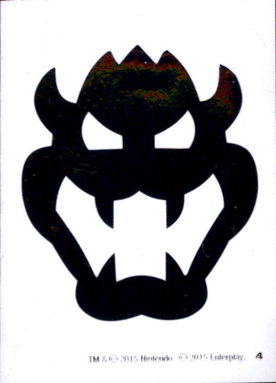 Super Mario Chrome Bowser Icon Dog Tag Decal Sticker 4 Enterplay Toywiz - fat yoshi roblox decal