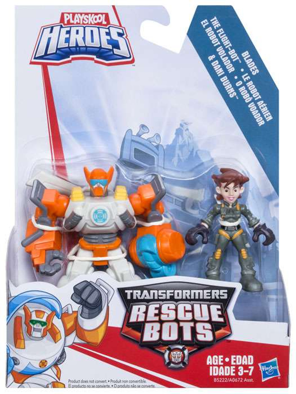 Transformers Rescue Bots Playskool Heroes Blades The Copter Bot Dani