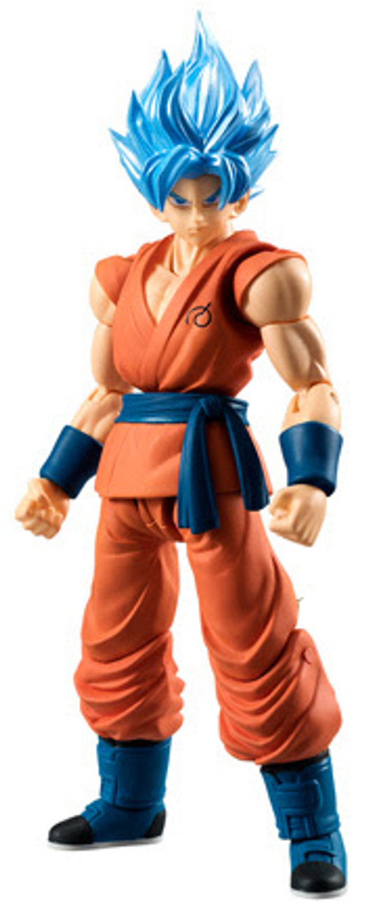 Dragon Ball Z Dragon Ball Super Shokugan Shodo Super Saiyan Blue Goku 375 Inch Pvc Figure