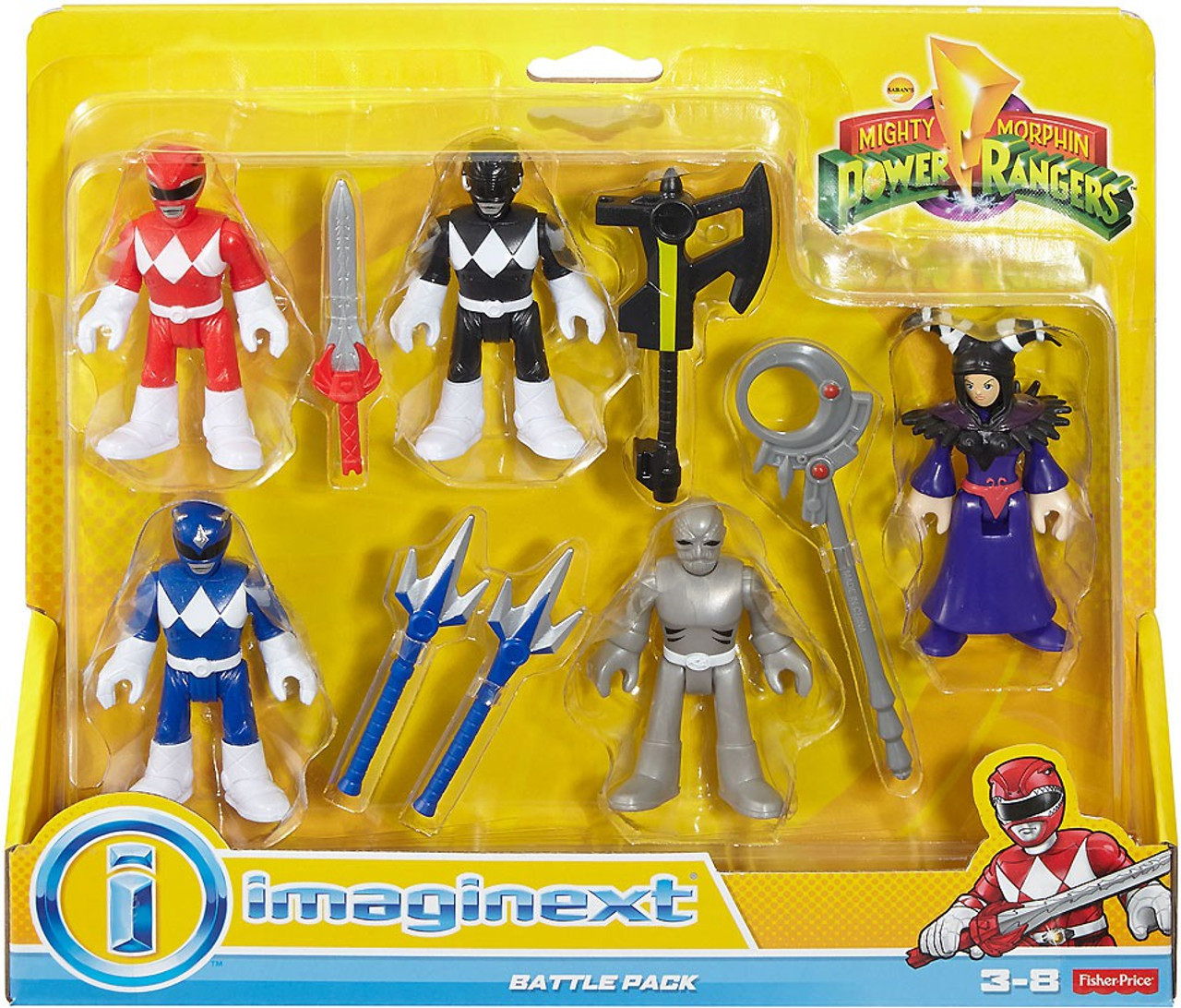 imaginext power rangers putty pack