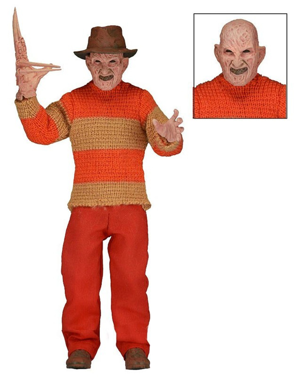 neca retro cloth freddy krueger