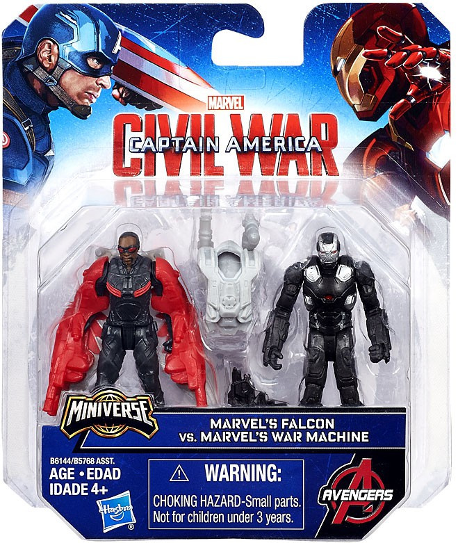 Captain America Civil War Marvels Falcon Marvels War Machine 2.5 Mini