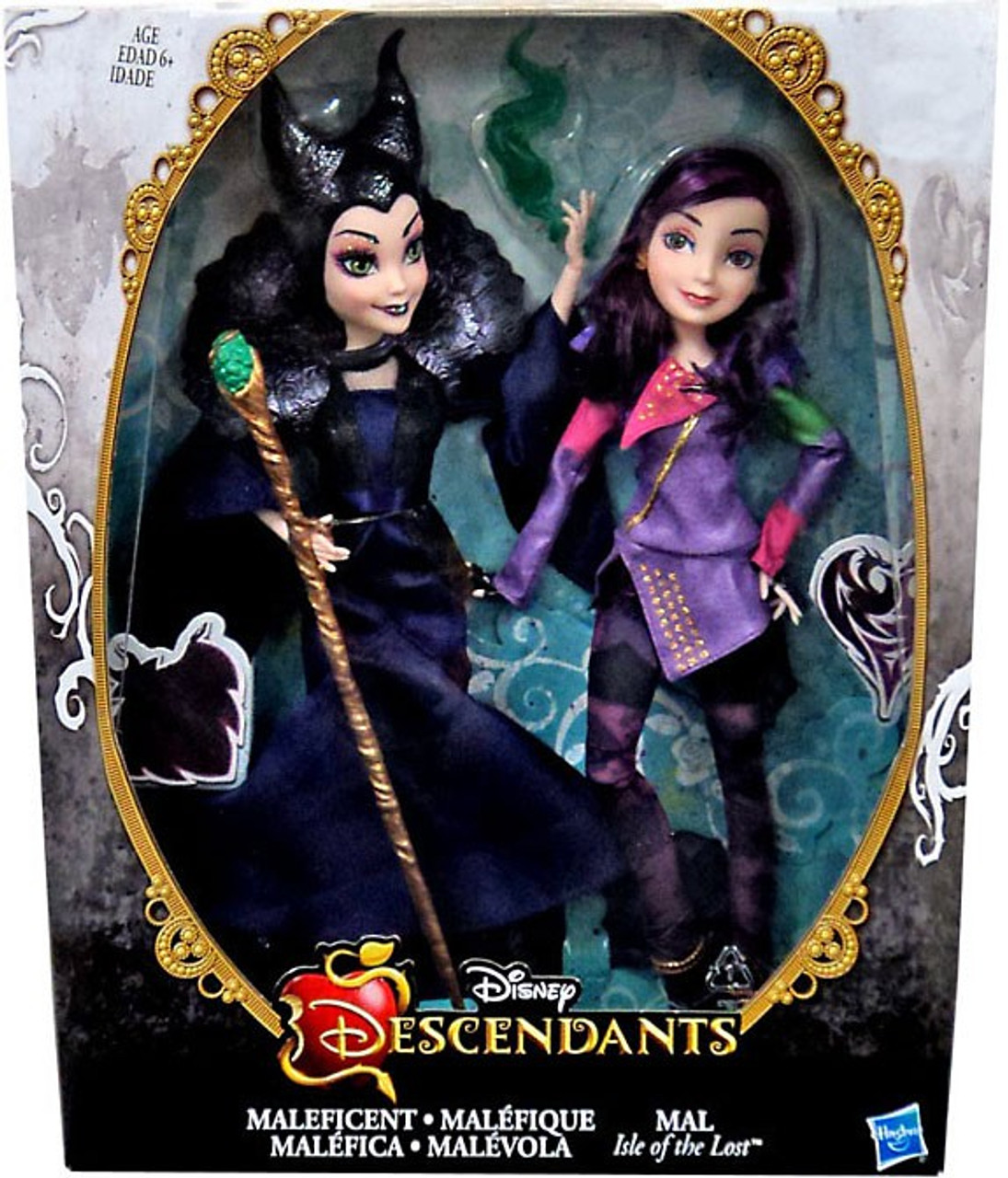 mal and maleficent dolls