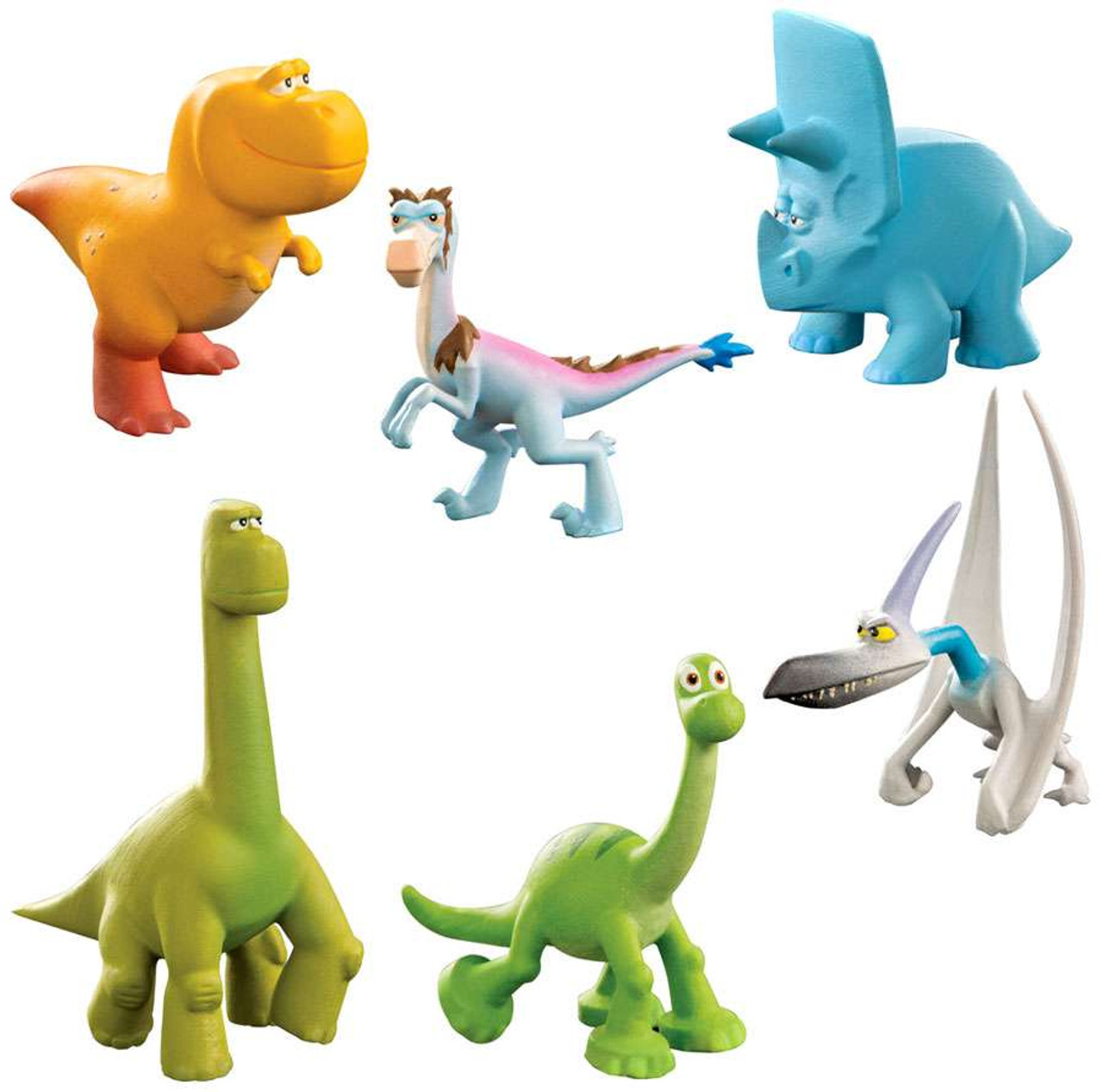 Disney The Good Dinosaur Arlos Exclusive Mini Figure 6Pack Nash, Poppa